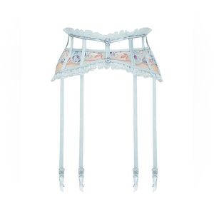 For love & lemons sorbet rose garter belt size M NWT
